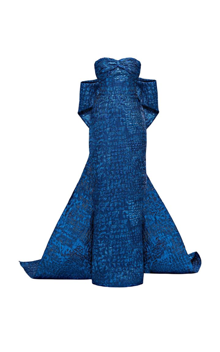 Bambah Oxford Pencil Gown