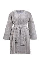 Moda Operandi J. Mendel Intarsia Mink Coat Size: 2