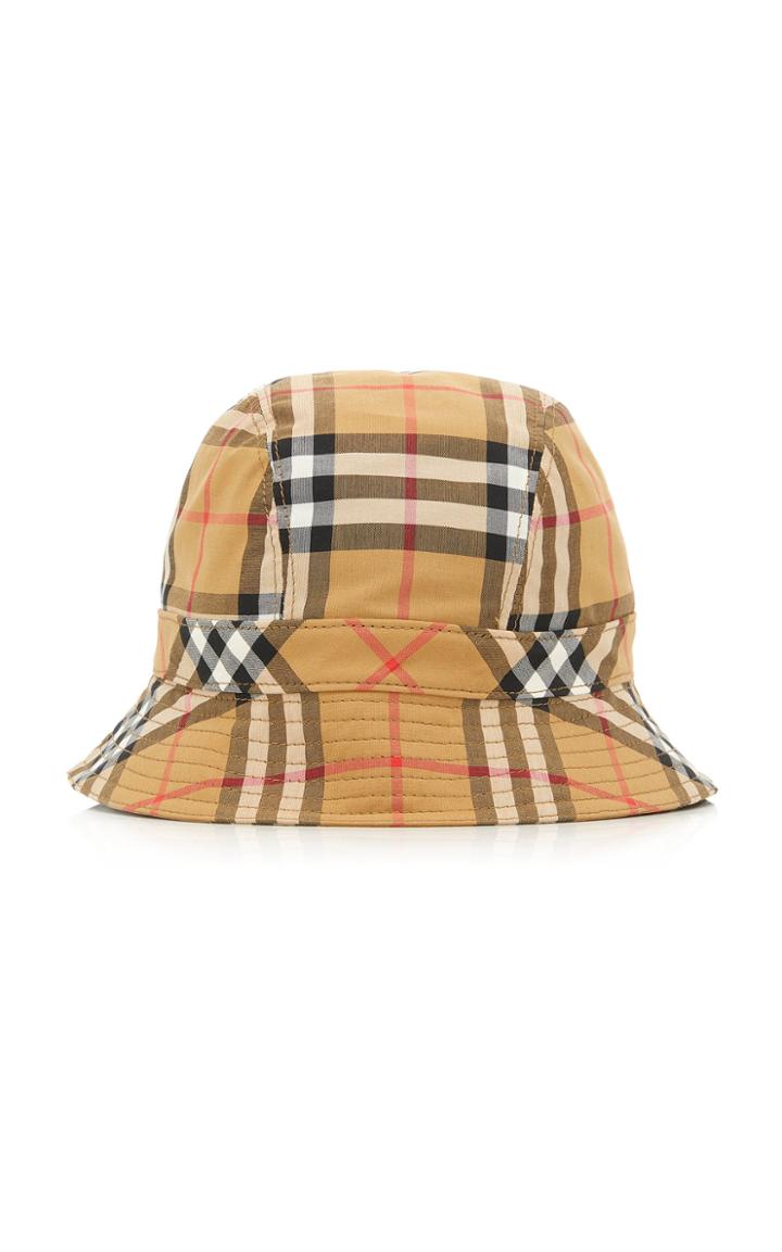 Burberry Checked Cotton-canvas Bucket Hat