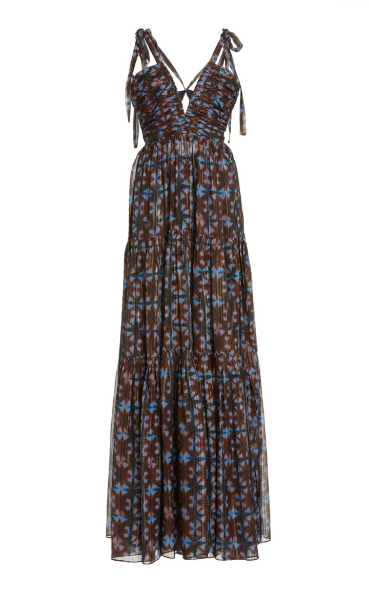 Ulla Johnson Lirra Printed Silk-blend Dress