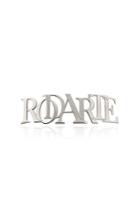 Rodarte Mini Logo-embellished Brass Hair Clip