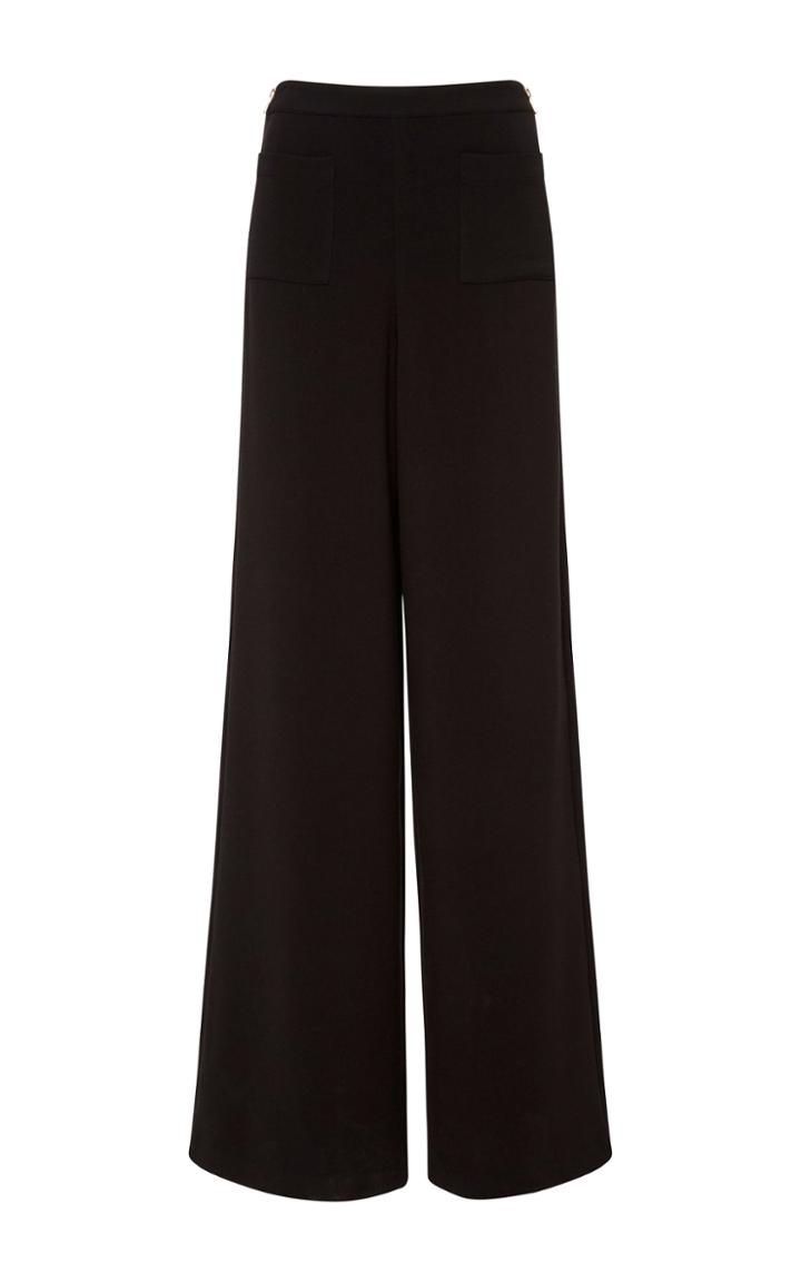 Cynthia Rowley Rose Applique Wide Leg Pant
