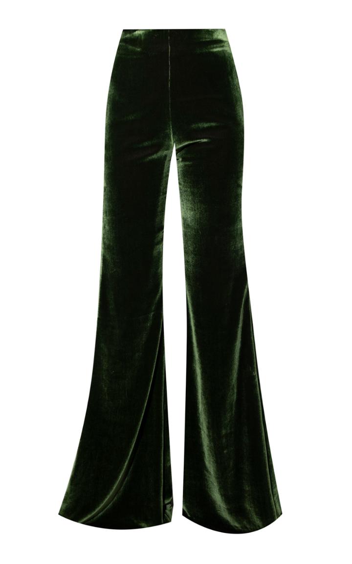Moda Operandi Andres Otalora Caza Flared Velvet Pants