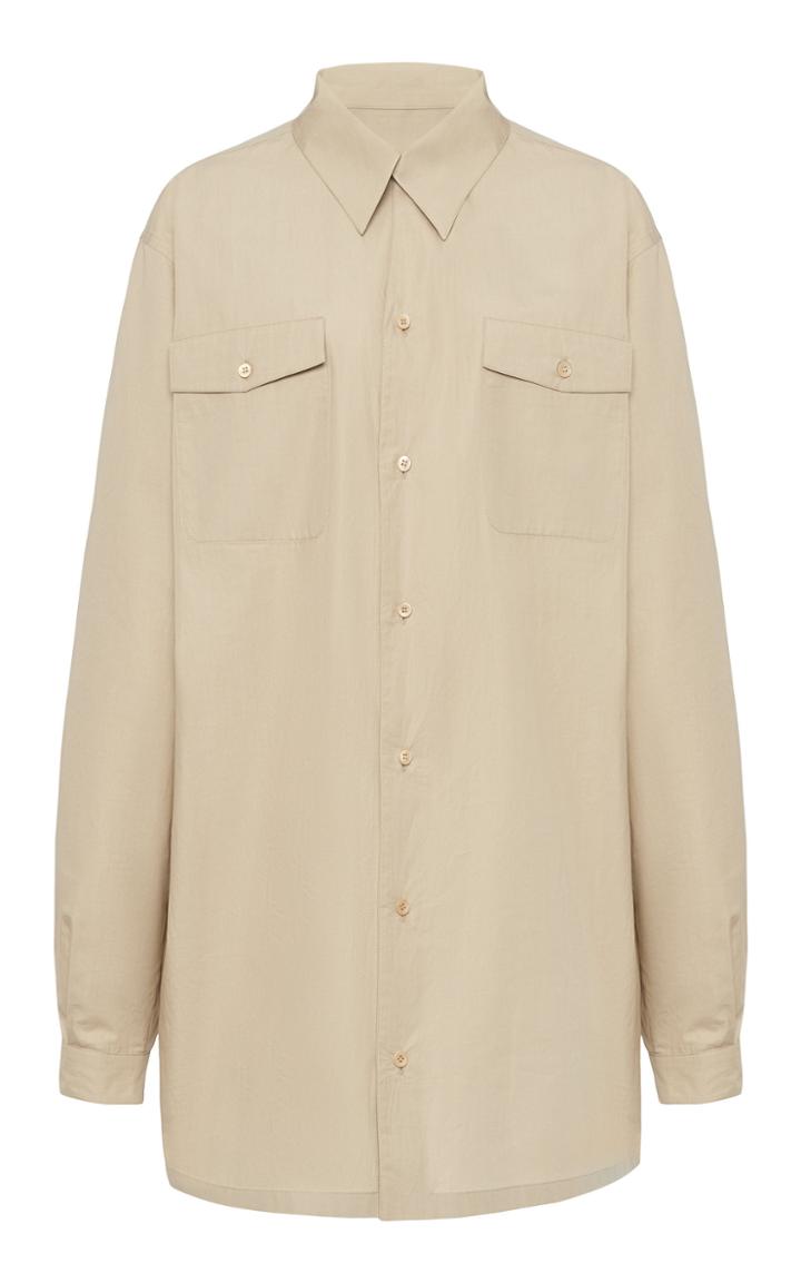 Moda Operandi Dolce & Gabbana Oversized Poplin Top Size: 38