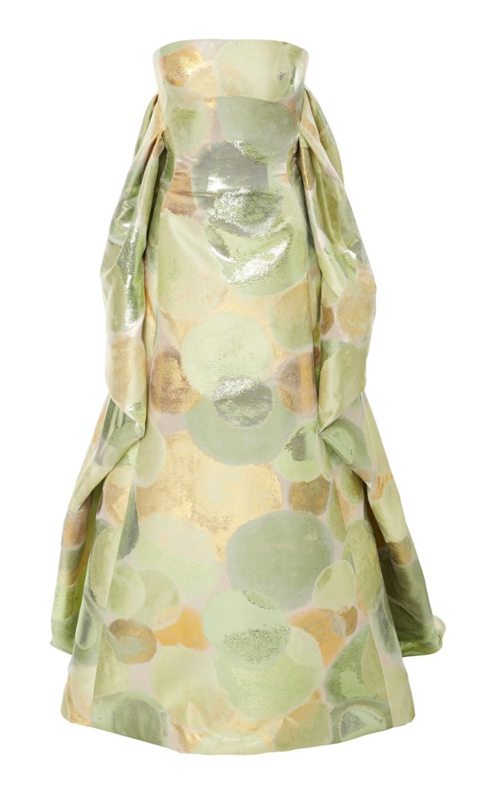 Zac Posen Great Ball Lame Gown