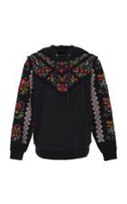 Needle & Thread Cross Stitch Flower Hoody