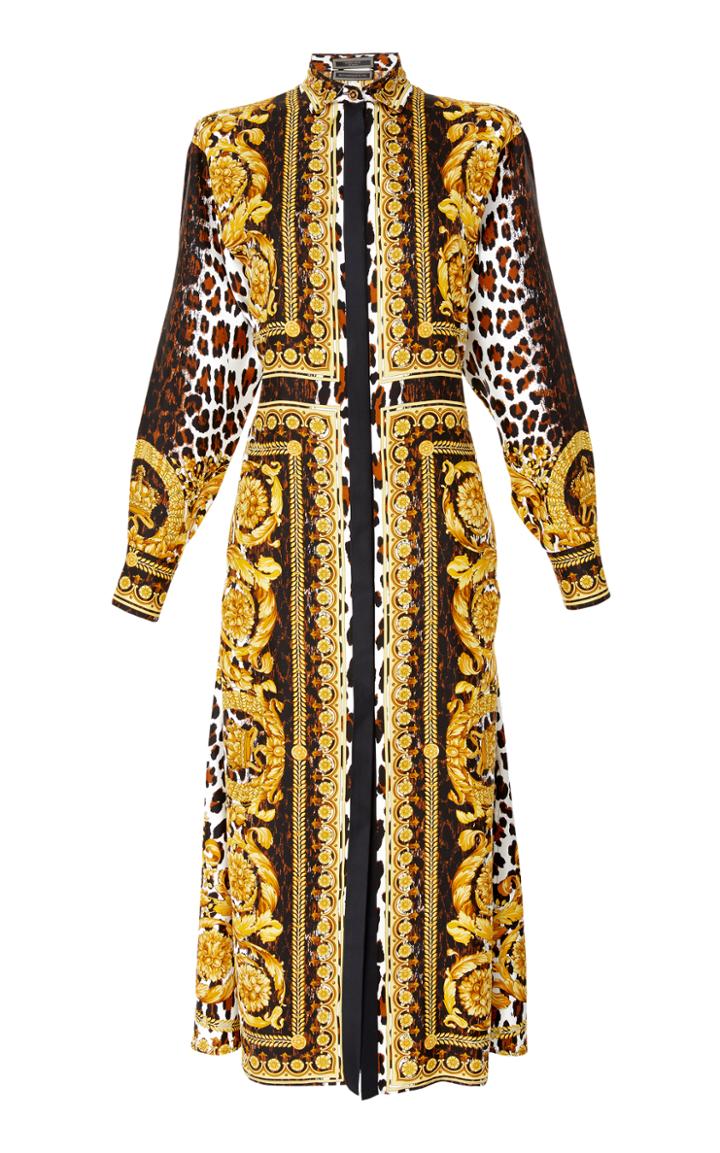 Versace Printed Shirt Dress