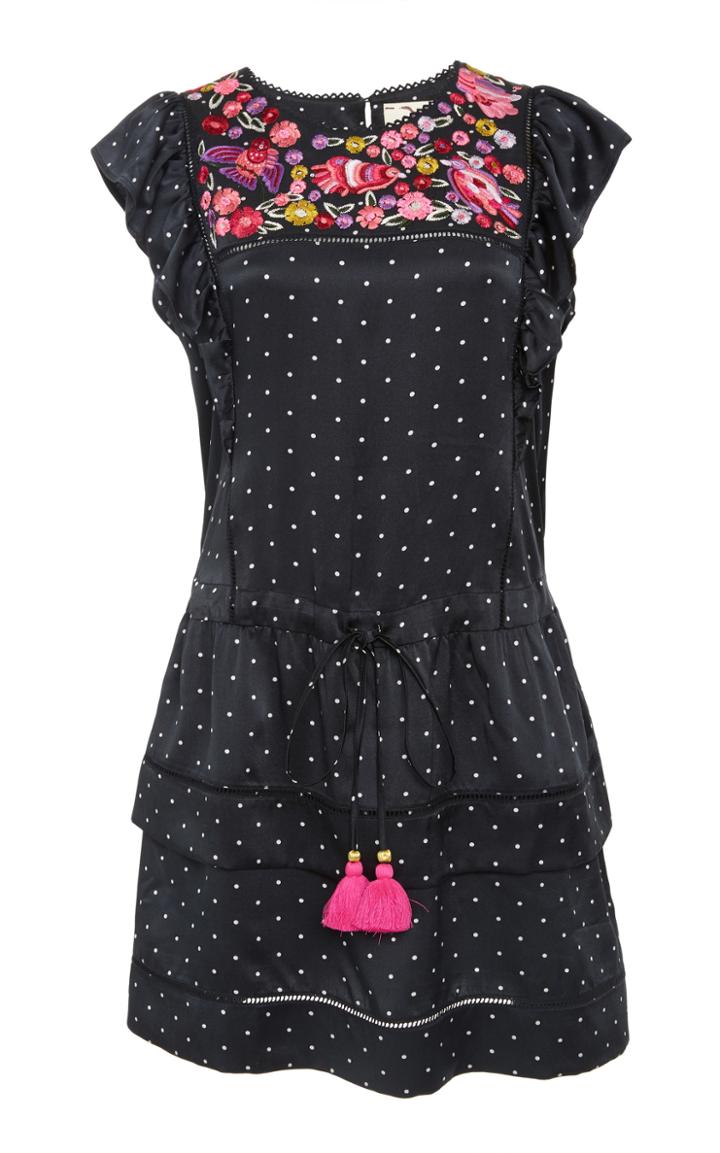 Figue Theresa Mini Polka Dot Dress