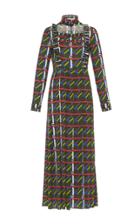 Parden's Maytal Printed Midi Dress With Choker