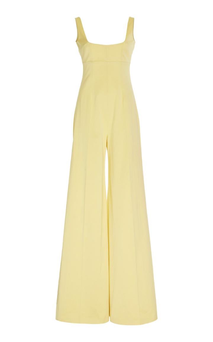 Emilia Wickstead Delta Cotton-blend Poplin Jumpsuit