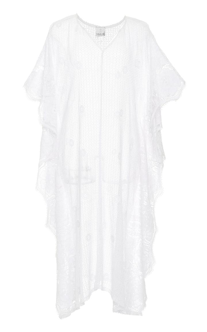 Miguelina Giana Scallop Lace Caftan