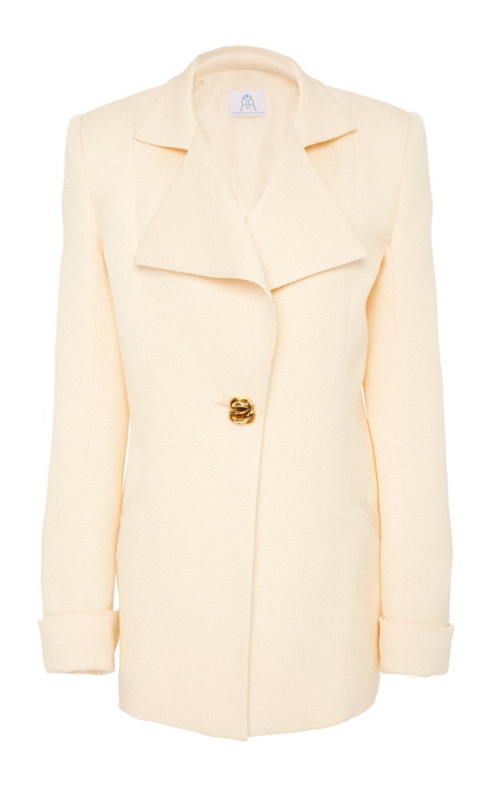 Rebecca De Ravenel M'o Exclusive Silk Cloqu Blazer