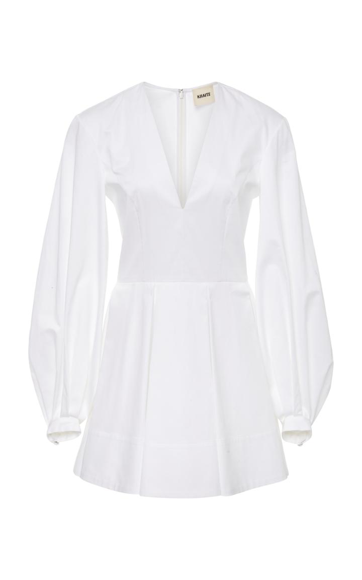 Khaite Denise Flounced Dress