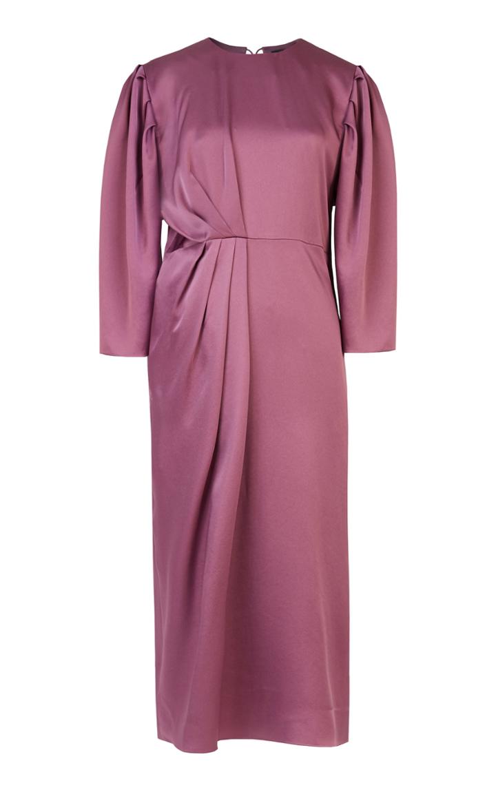 Lake Studio Draped Midi Dress