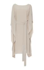 Marei 1998 Lotus Cady Silk Midi Dress