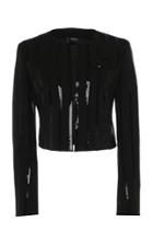 Akris Sequined-embellished Silk Short Jacket