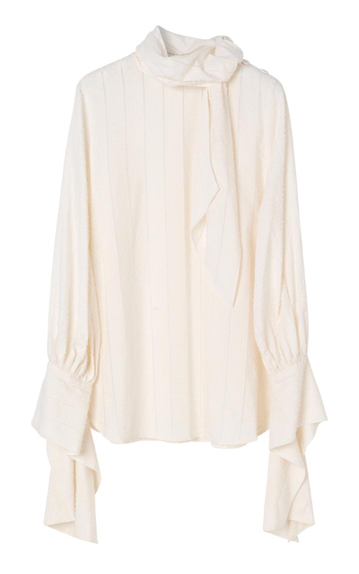By Malene Birger Capirona Ladder Cotton Stripe Top