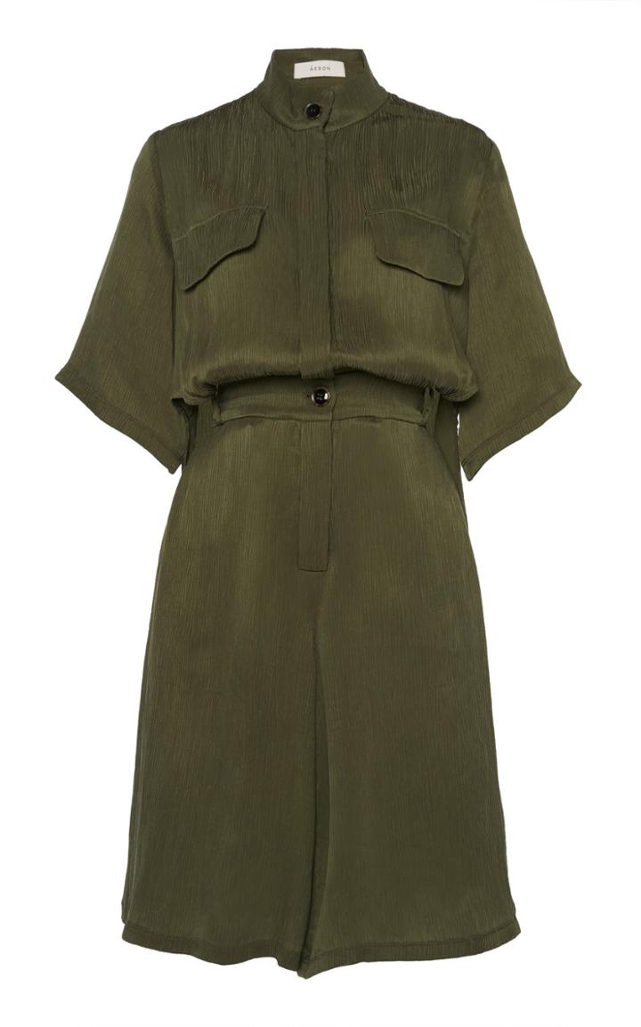 Eron Sally Shirt Detail Jumpsuit