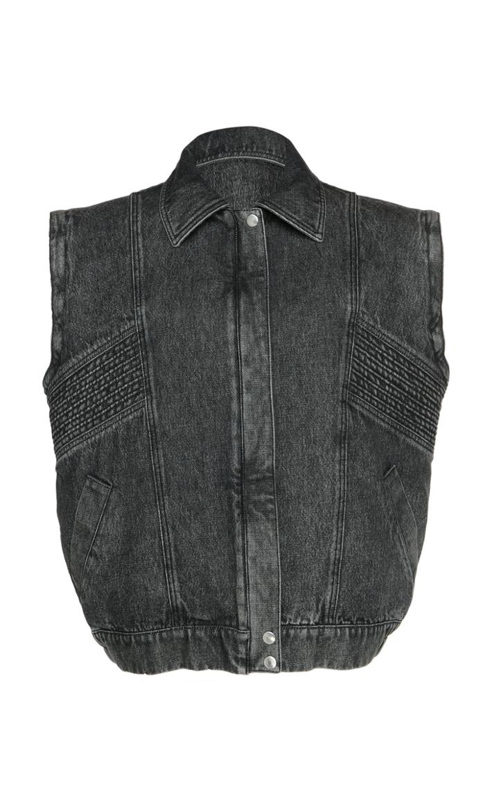 Alberta Ferretti Deconstructed Denim Jacket