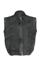 Alberta Ferretti Deconstructed Denim Jacket