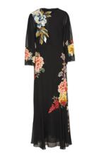 Etro Floral-print Silk Maxi Dress