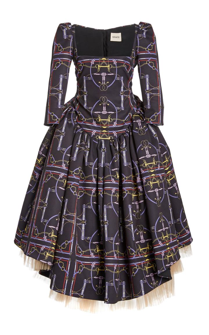 Moda Operandi Khaite Margo Printed Crepe Dress