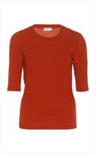 Rosetta Getty 3/4 Sleeve Cotton T-shirt