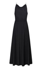 Anna October Open-back Crepe Dress