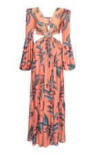 Moda Operandi Patbo Long Sleeve Cut-out Dress Size: Xs