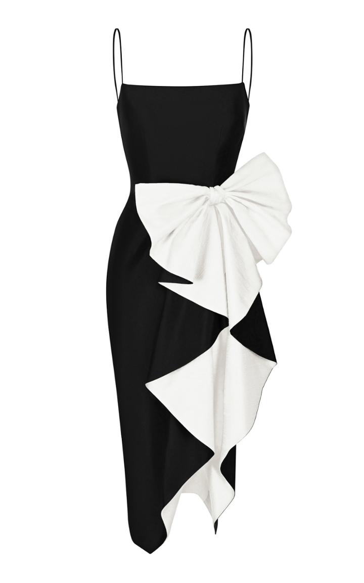 Moda Operandi Rasario Draped Silk Dress Size: 40