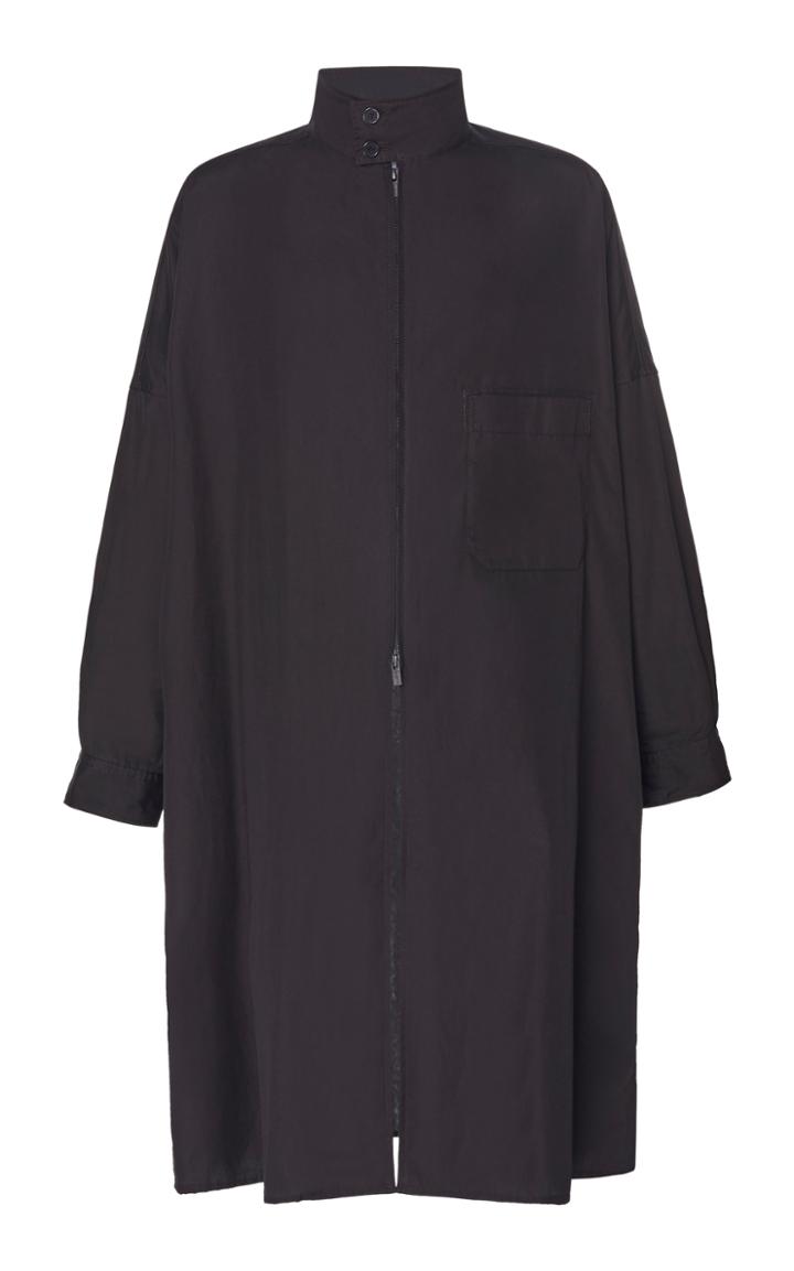 Yohji Yamamoto Cotton-twill Long Coat