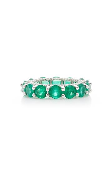 Luisa Alexander Holy 18k Gold, Emerald And Diamond Ring