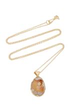 Annette Ferdinandsen 18k Gold Mexican Matrix Opal Necklace