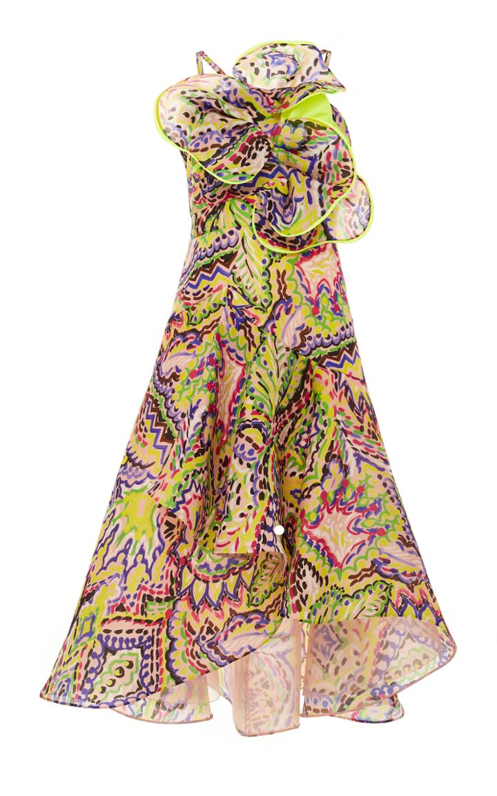 Delpozo Short Draped Dress