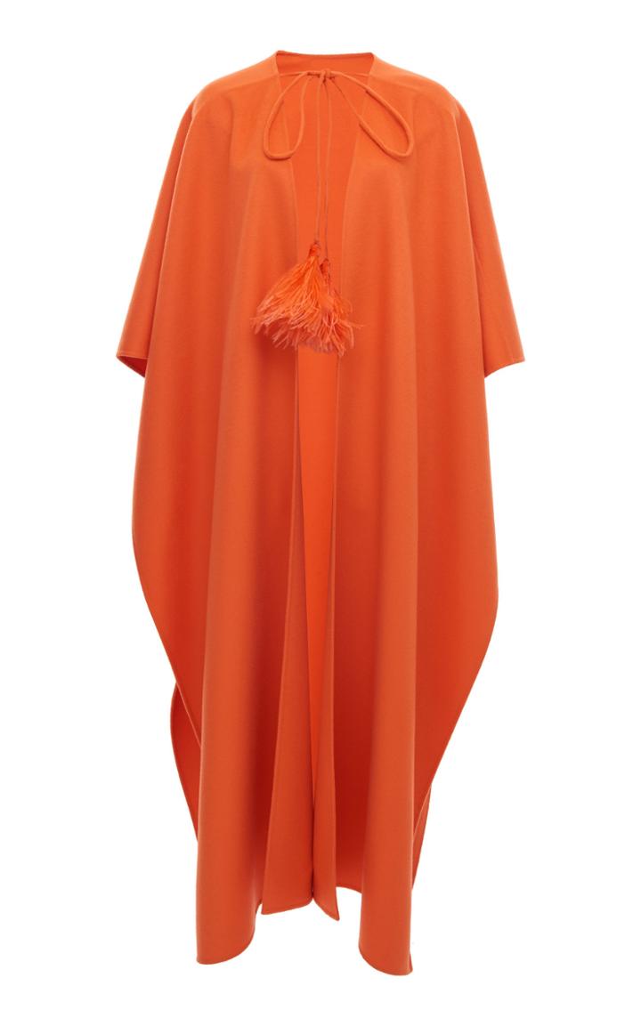 Moda Operandi Valentino Wool Maxi Cape Size: 36