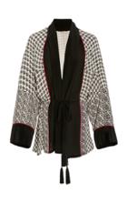 Talitha Scarf Print Short Belted Robe