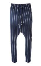 Balmain Low Crotch Striped Pants