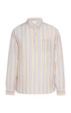 Onia Martin Striped Seersucker Shirt