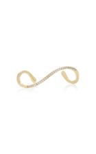 Lynn Ban Jewelry 14k Gold Diamond Bangle