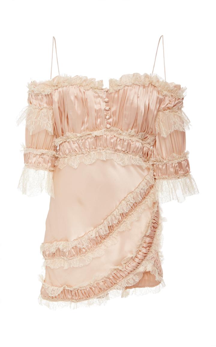 Redemption Silk Lace Mini Dress