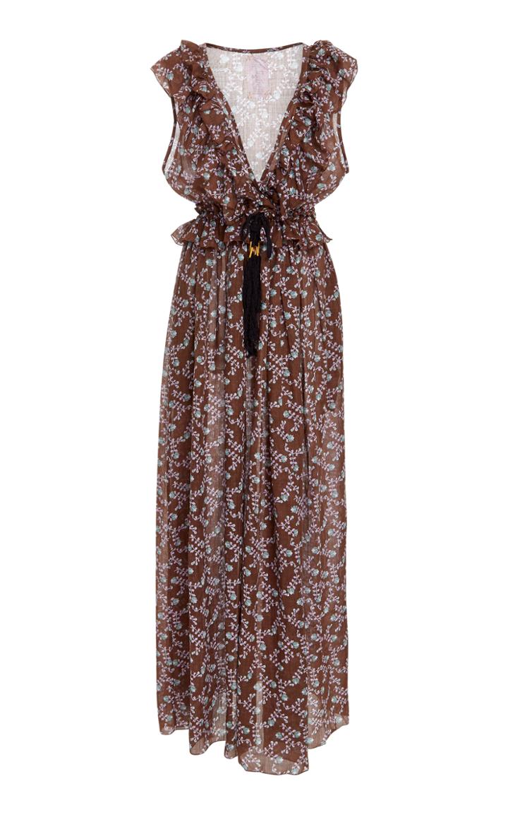 Yvonne S Linen Marie-antoinette Dress