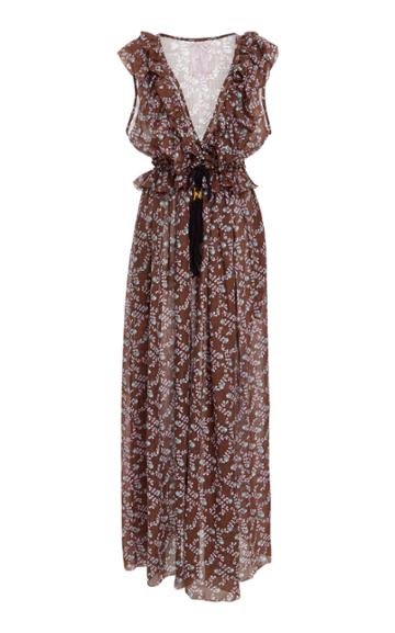 Yvonne S Linen Marie-antoinette Dress