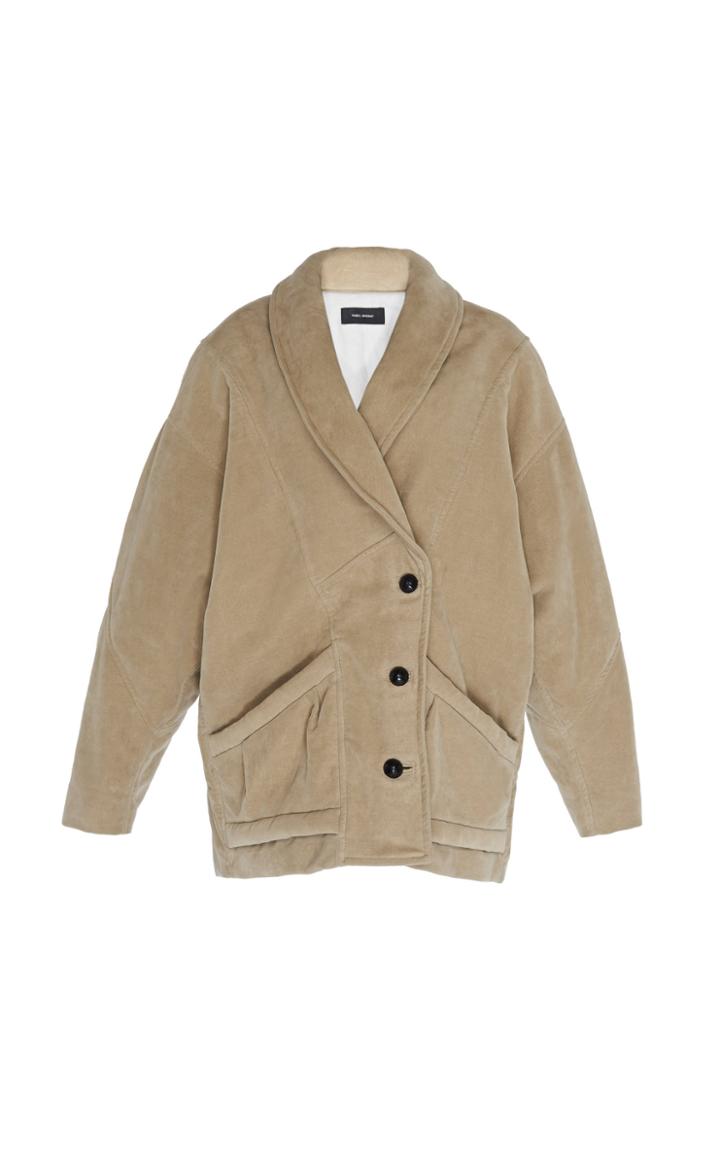 Isabel Marant Doreal Oversized Velour Cardigan