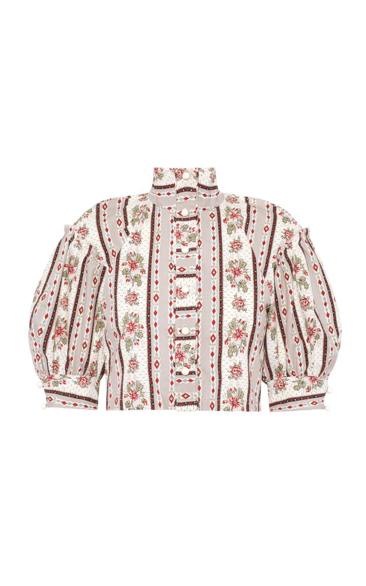 Anna Mason Agnes Printed Crop Top