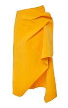 Acler Fincher Pleated Asymmetric Midi Skirt