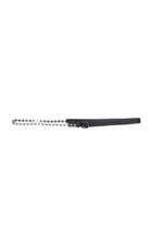 N 21 N&deg;21 Star-studded Chain Leather Belt
