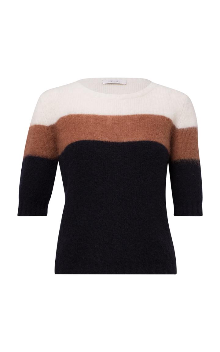 Moda Operandi Dorothee Schumacher Colorful Flash Color-block Alpaca-blend Sweater