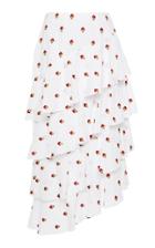 Markarian Woodhouse Embroidered Cotton Skirt