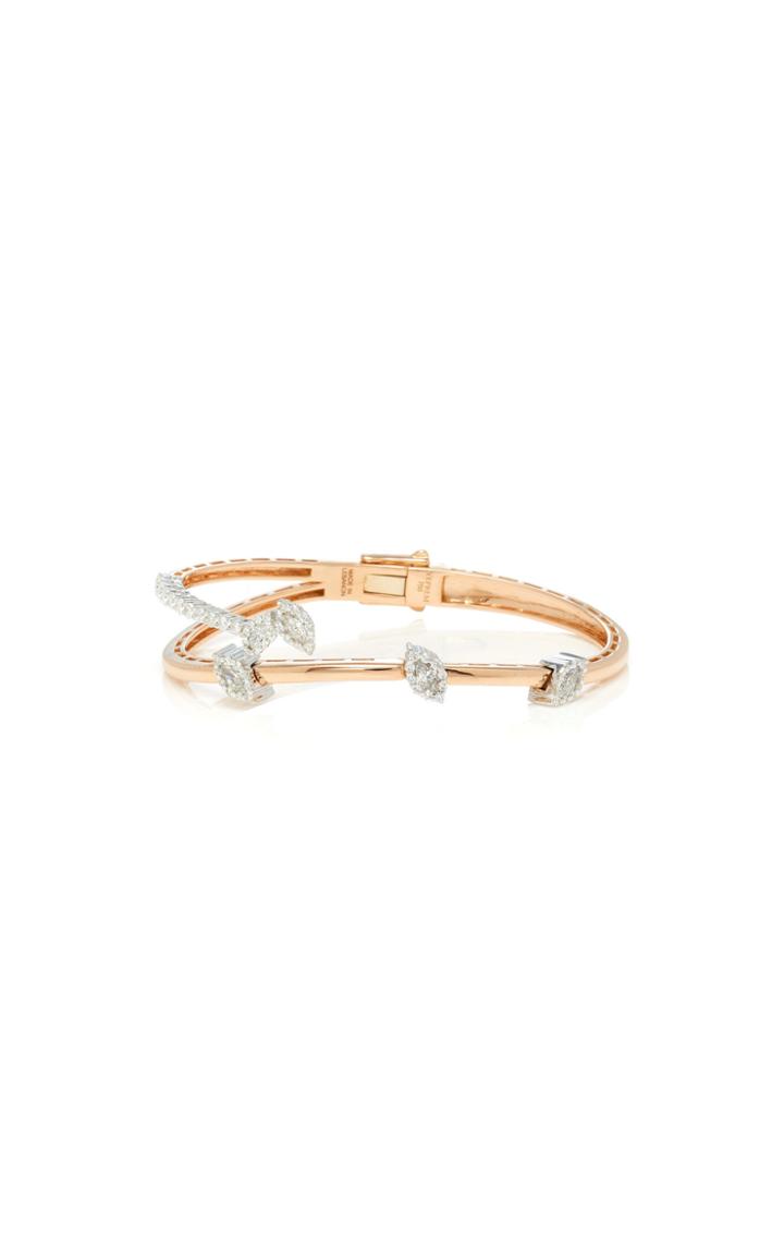 Yeprem Pink Strada Diamond Wrap Bracelet