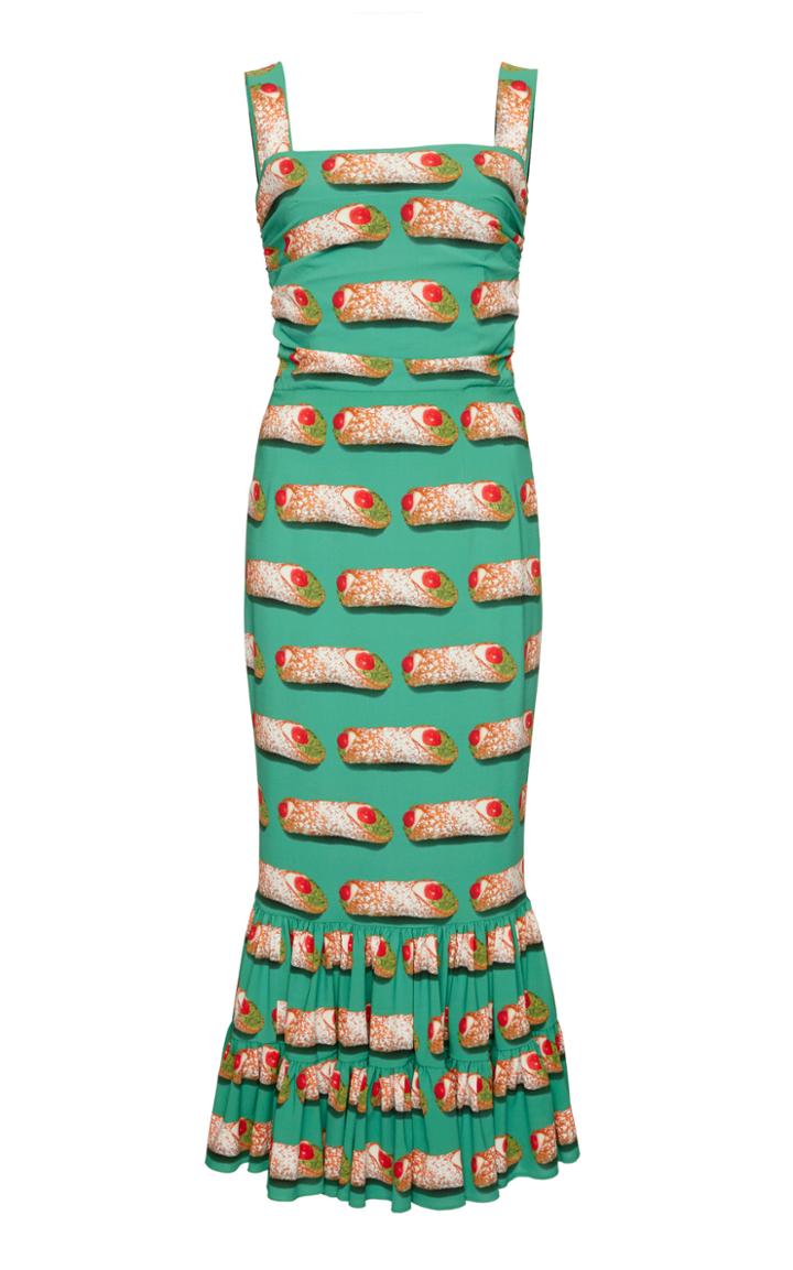 Dolce & Gabbana Cannoli Printed Dress